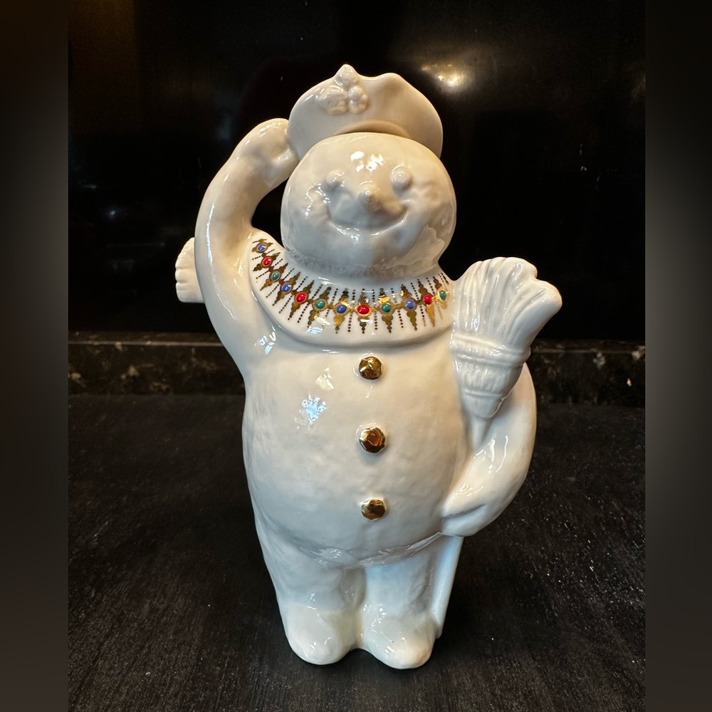 Vintage Lenox China Jewels Collection "Jolly Snowman